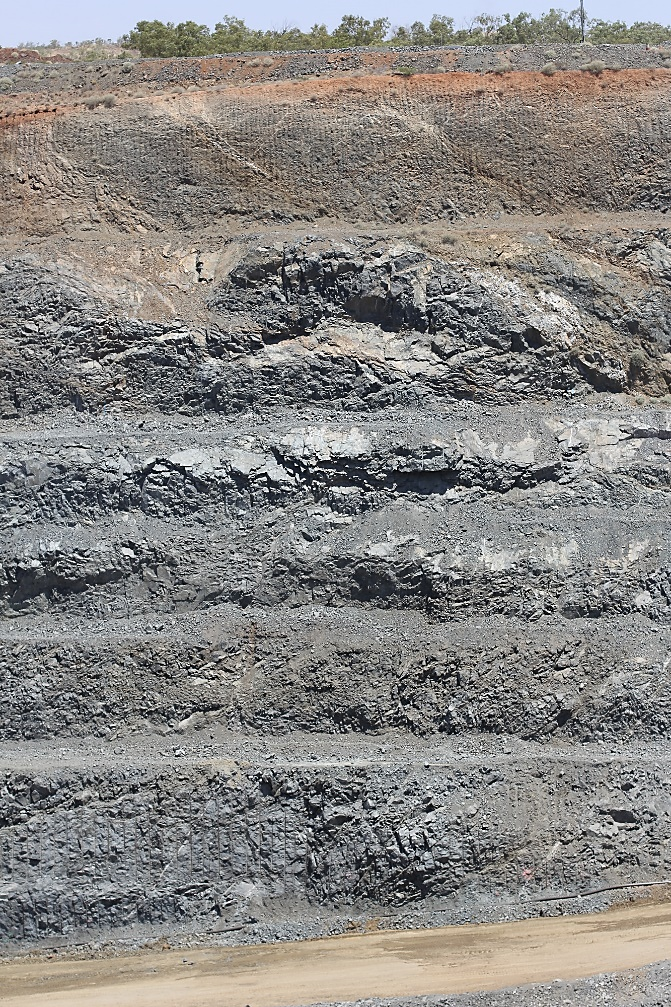 Cloncurry Mine Bench Faces